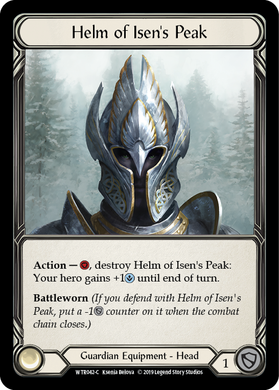 Helm of Isen's Peak [WTR042-C] Alpha Print Cold Foil | Gam3 Escape