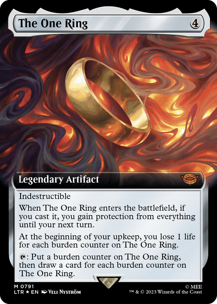 The One Ring (Extended Art) (Surge Foil) [The Lord of the Rings: Tales of Middle-Earth] | Gam3 Escape