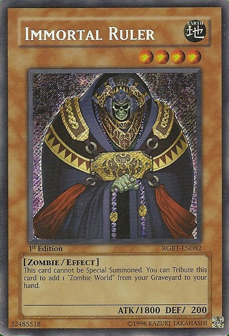 Immortal Ruler [RGBT-EN082] Secret Rare | Gam3 Escape