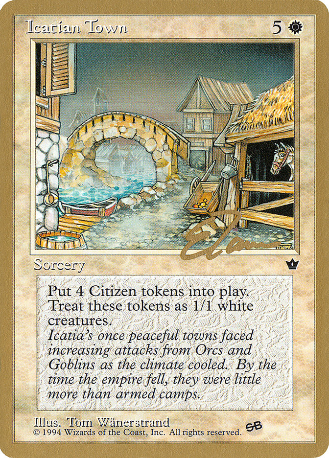 Icatian Town (Eric Tam) (SB) [Pro Tour Collector Set] | Gam3 Escape