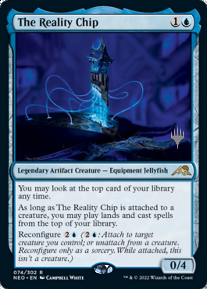 The Reality Chip (Promo Pack) [Kamigawa: Neon Dynasty Promos] | Gam3 Escape