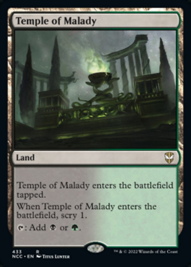 Temple of Malady [Streets of New Capenna Commander] | Gam3 Escape