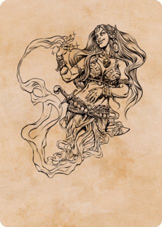 Djinni Windseer (Showcase) Art Card [Dungeons & Dragons: Adventures in the Forgotten Realms Art Series] | Gam3 Escape