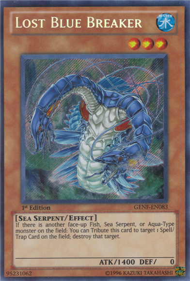 Lost Blue Breaker [GENF-EN083] Secret Rare | Gam3 Escape