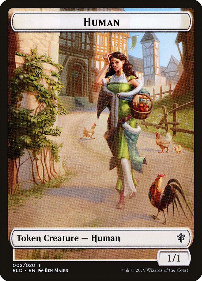 Human [Throne of Eldraine Tokens] | Gam3 Escape