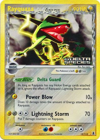 Rayquaza (13/113) (Delta Species) (Stamped) [EX: Delta Species] | Gam3 Escape