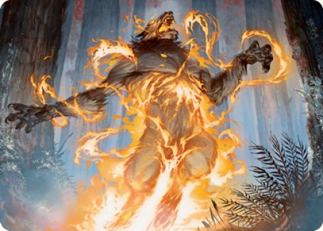Burn the Accursed Art Card [Innistrad: Midnight Hunt Art Series] | Gam3 Escape