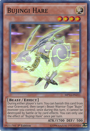 Bujingi Hare [MP14-EN211] Super Rare | Gam3 Escape