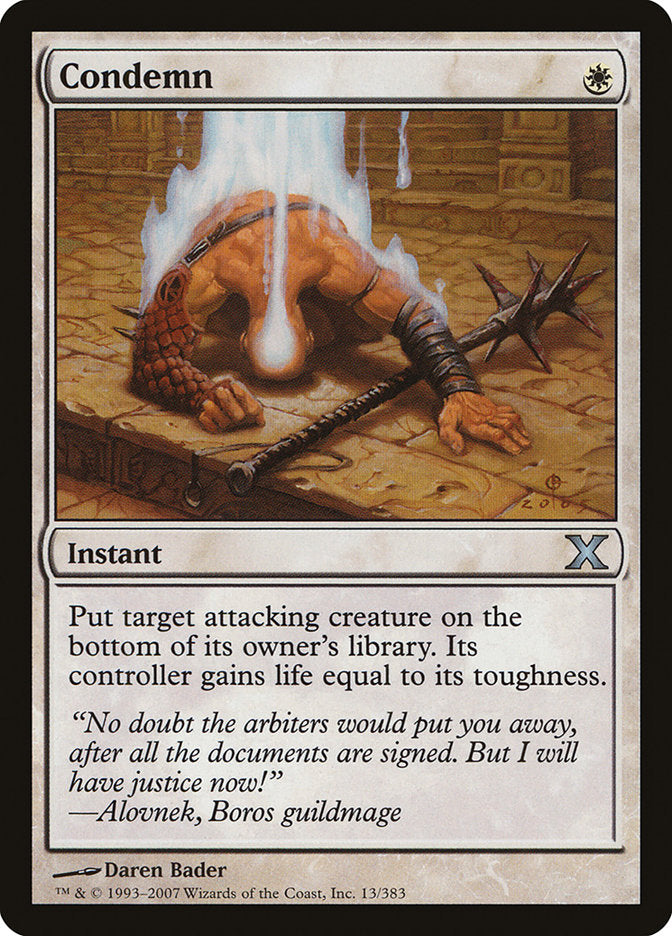 Condemn [Tenth Edition] | Gam3 Escape