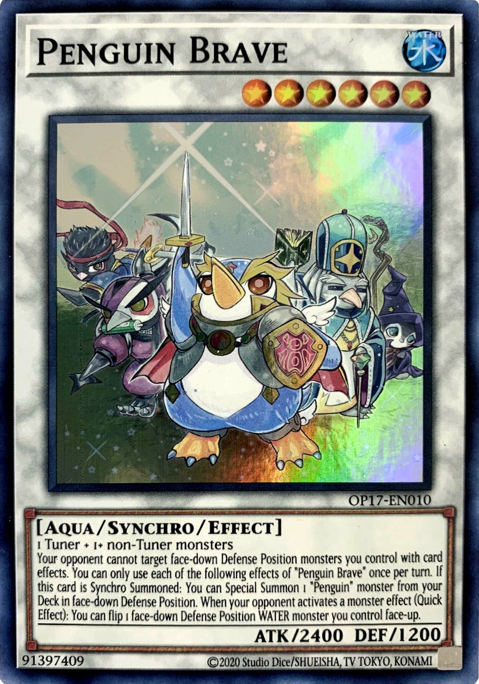 Penguin Brave [OP17-EN010] Super Rare | Gam3 Escape