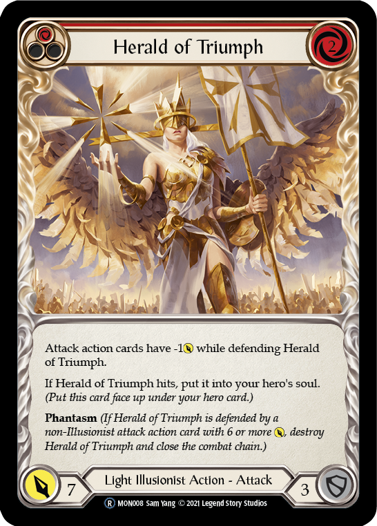 Herald of Triumph (Red) [U-MON008] Unlimited Normal | Gam3 Escape