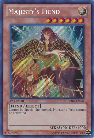 Majesty's Fiend [PRIO-EN034] Secret Rare | Gam3 Escape