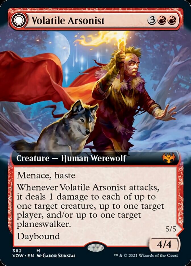 Volatile Arsonist // Dire-Strain Anarchist (Extended) [Innistrad: Crimson Vow] | Gam3 Escape