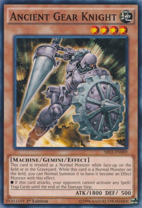 Ancient Gear Knight [SR03-EN009] Common | Gam3 Escape