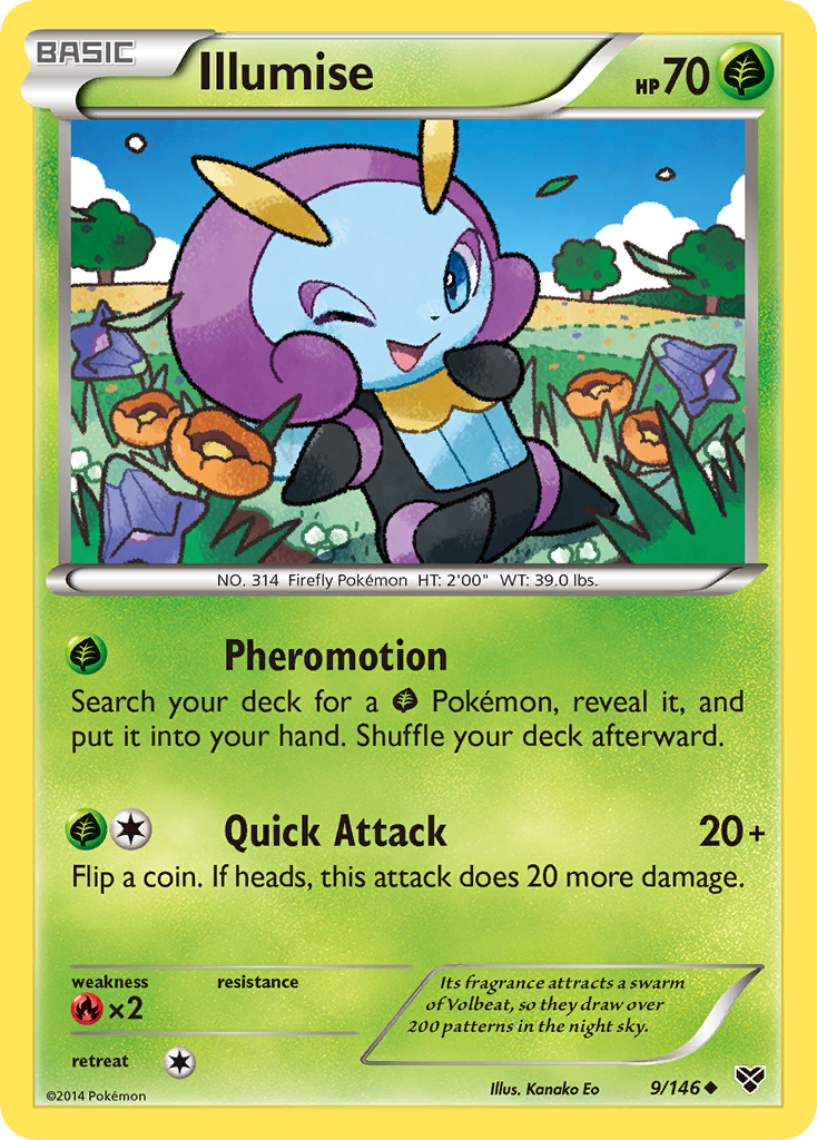 Illumise (9/146) [XY: Base Set] | Gam3 Escape