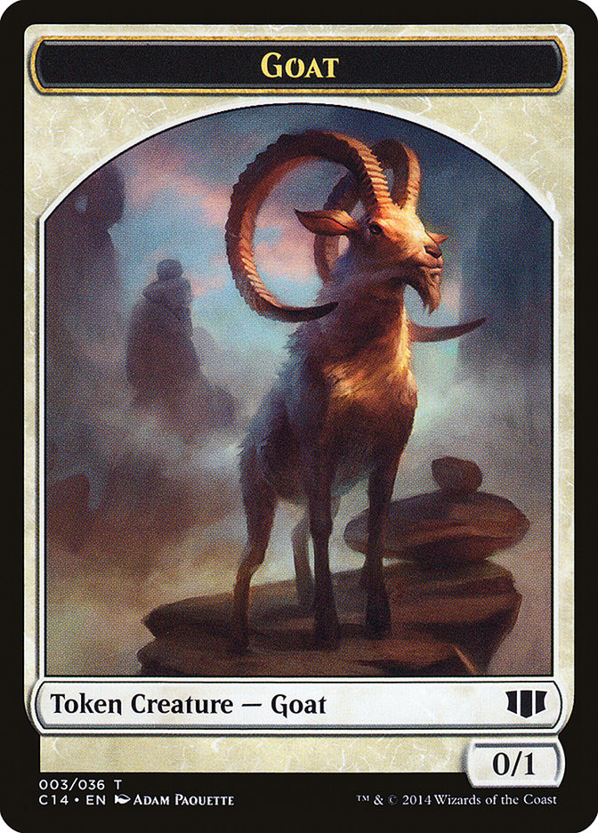Goblin // Goat Double-sided Token [Commander 2014 Tokens] | Gam3 Escape
