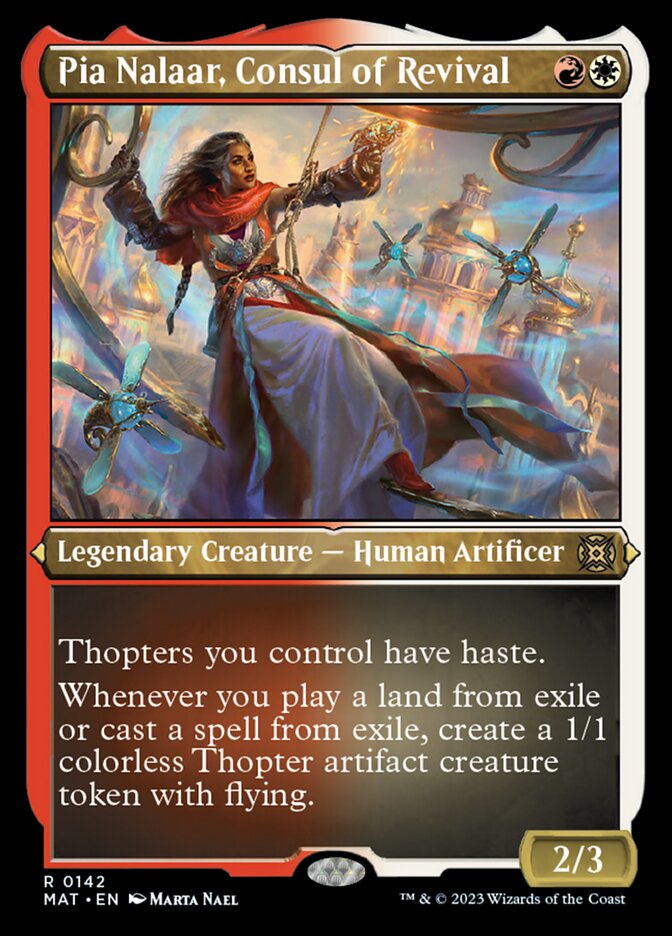 Pia Nalaar, Consul of Revival (Foil Etched) [March of the Machine: The Aftermath] | Gam3 Escape