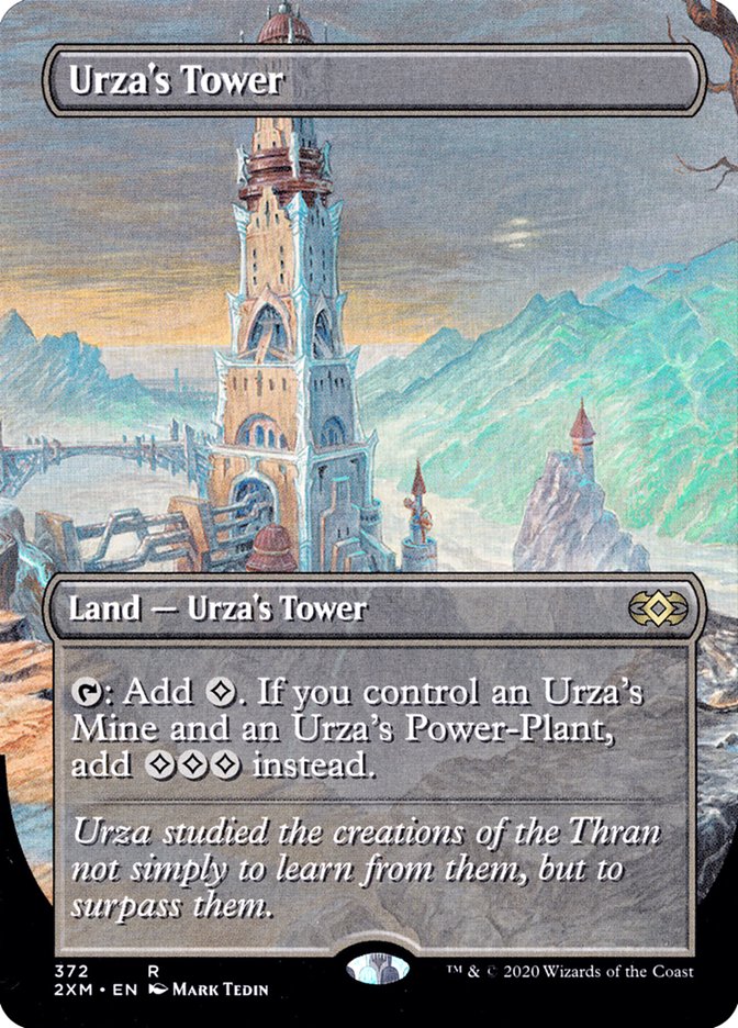 Urza's Tower (Borderless) [Double Masters] | Gam3 Escape