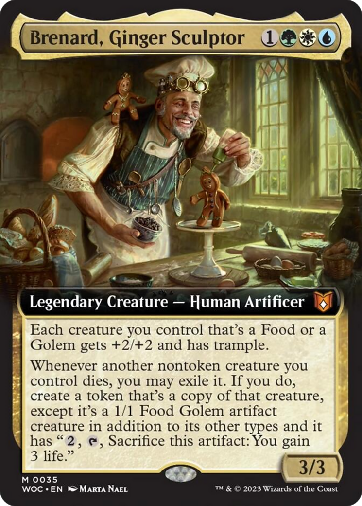 Brenard, Ginger Sculptor (Extended Art) [Wilds of Eldraine Commander] | Gam3 Escape