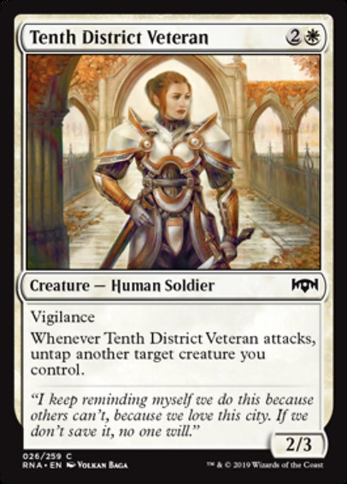 Tenth District Veteran [Ravnica Allegiance] | Gam3 Escape