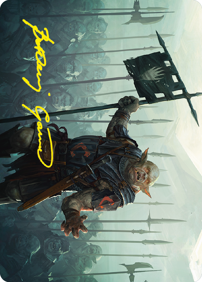 Ugluk of the White Hand Art Card (Gold-Stamped Signature) [The Lord of the Rings: Tales of Middle-earth Art Series] | Gam3 Escape
