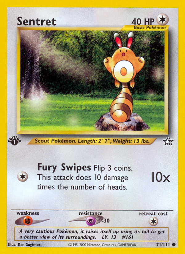 Sentret (71/111) [Neo Genesis 1st Edition] | Gam3 Escape