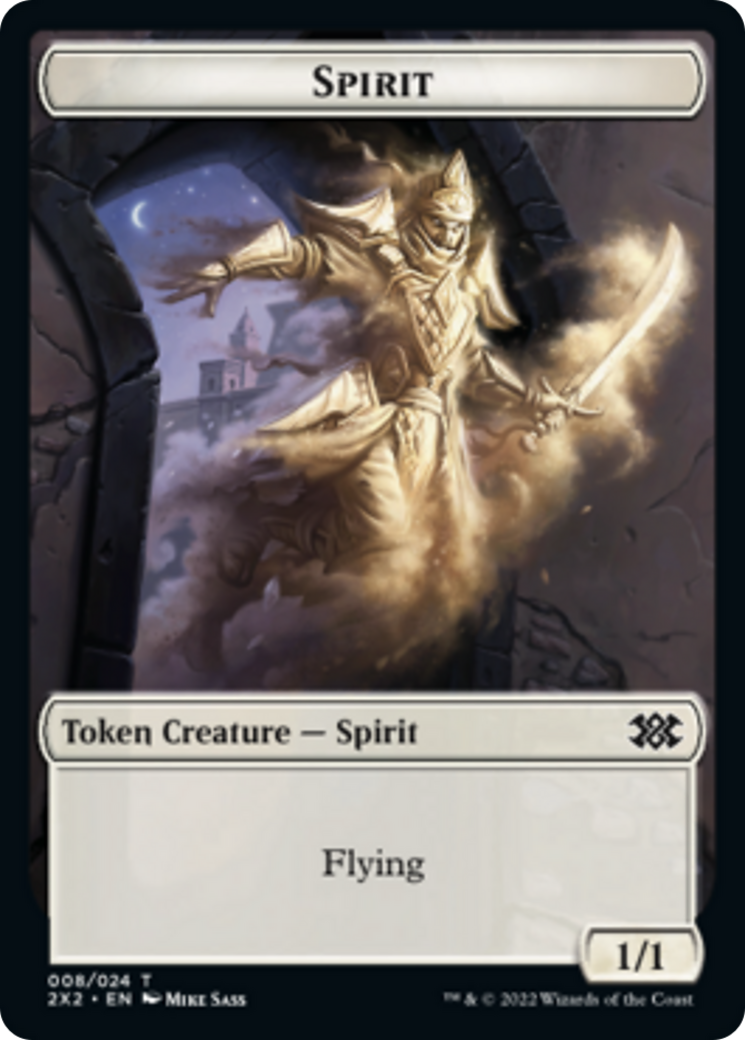 Faerie Rogue // Spirit Double-sided Token [Double Masters 2022 Tokens] | Gam3 Escape