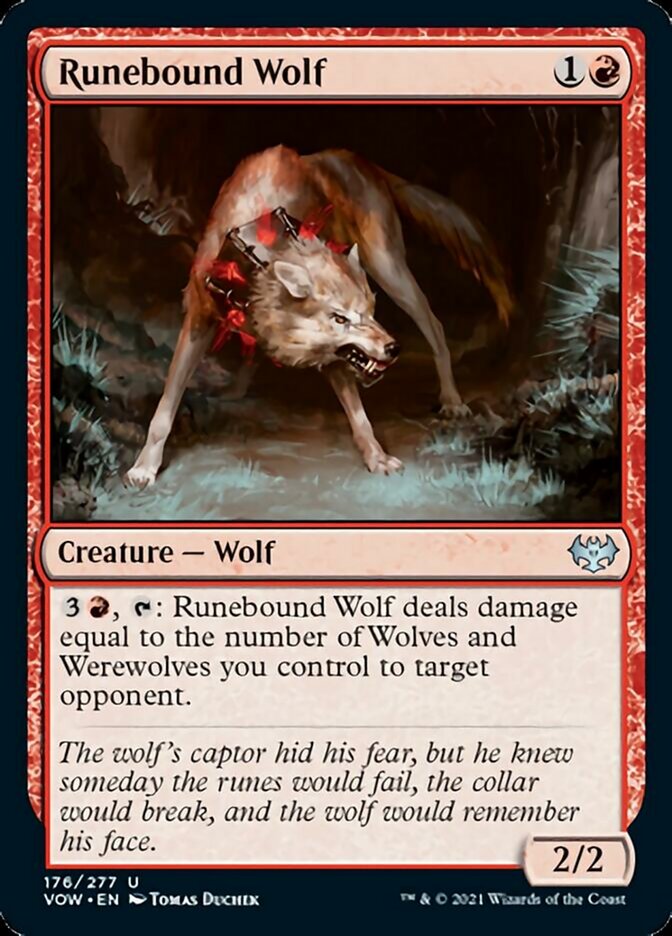 Runebound Wolf [Innistrad: Crimson Vow] | Gam3 Escape