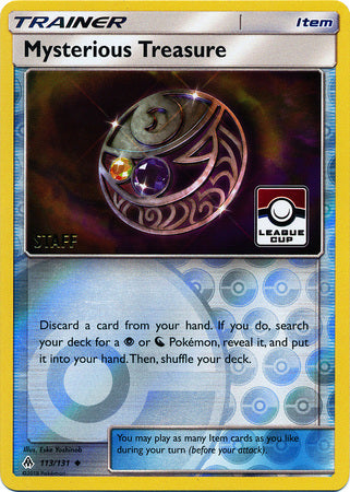 Mysterious Treasure (113/131) (League Promo Staff) [Sun & Moon: Forbidden Light] | Gam3 Escape