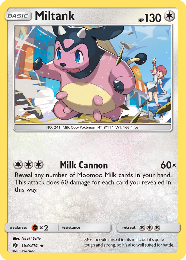 Miltank (158/214) [Sun & Moon: Lost Thunder] | Gam3 Escape