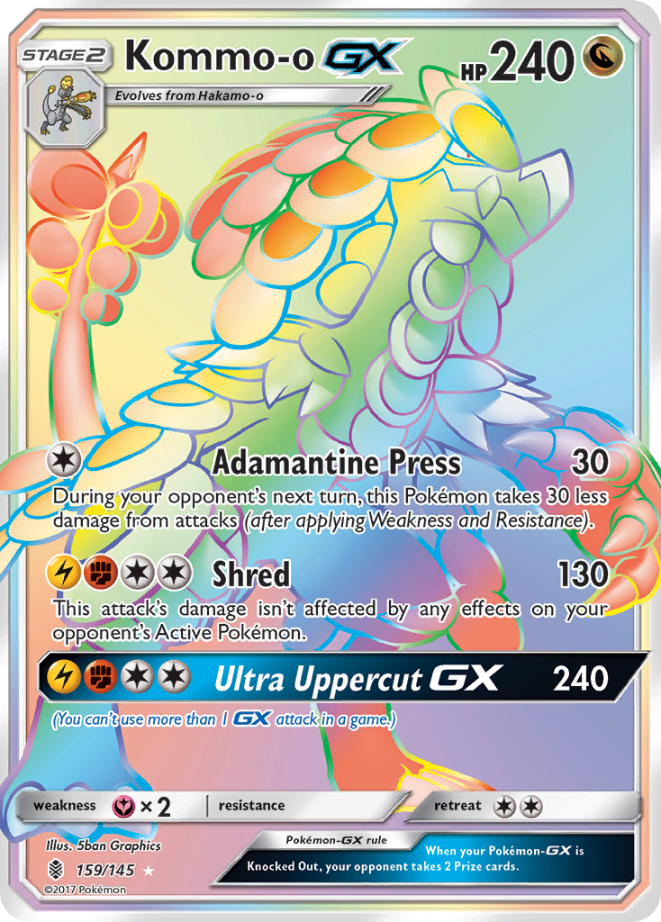 Kommo-o GX (159/145) [Sun & Moon: Guardians Rising] | Gam3 Escape