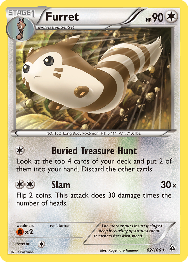 Furret (82/106) [XY: Flashfire] | Gam3 Escape