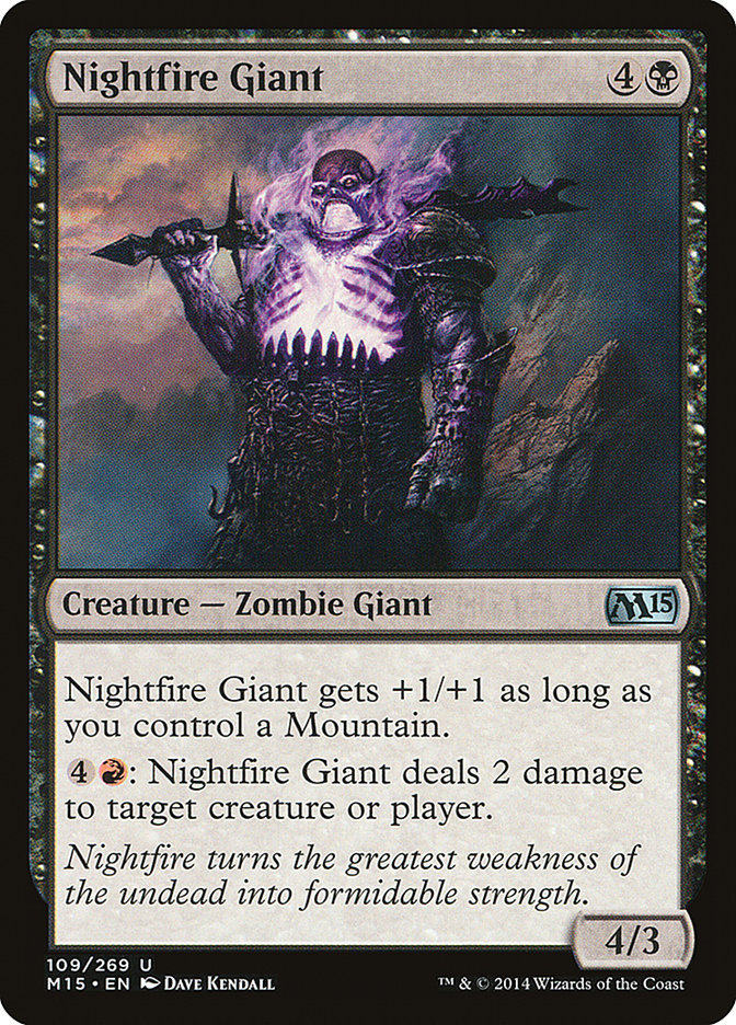 Nightfire Giant [Magic 2015] | Gam3 Escape