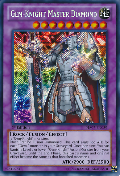 Gem-Knight Master Diamond [HA07-EN059] Secret Rare | Gam3 Escape