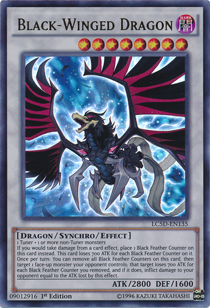 Black-Winged Dragon [LC5D-EN135] Ultra Rare | Gam3 Escape