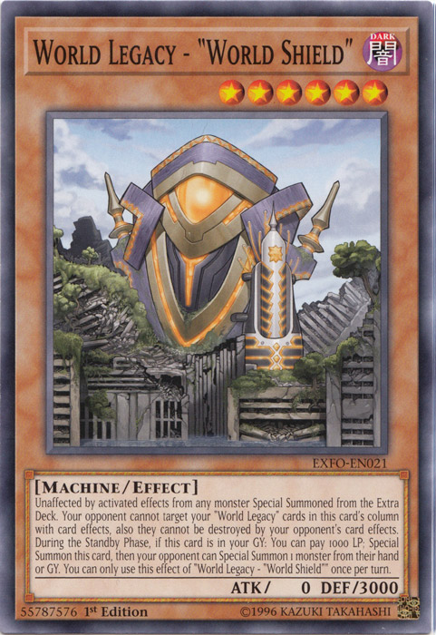 World Legacy - "World Shield" [EXFO-EN021] Common | Gam3 Escape