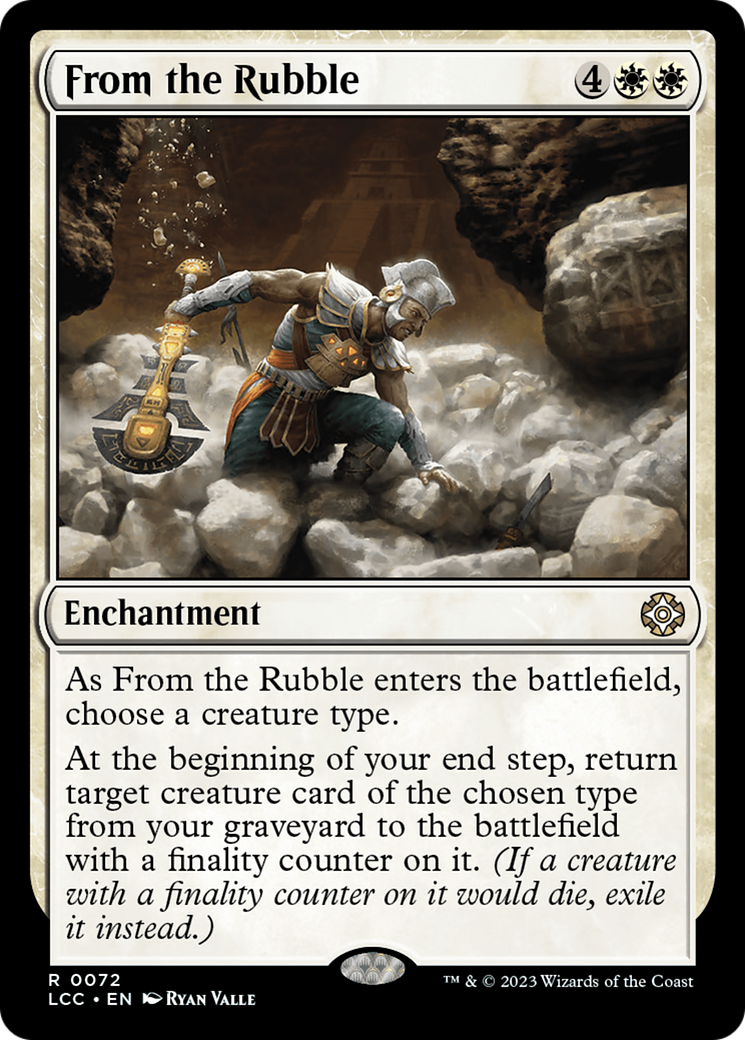 From the Rubble [The Lost Caverns of Ixalan Commander] | Gam3 Escape