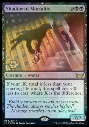 Shadow of Mortality [Streets of New Capenna Prerelease Promos] | Gam3 Escape