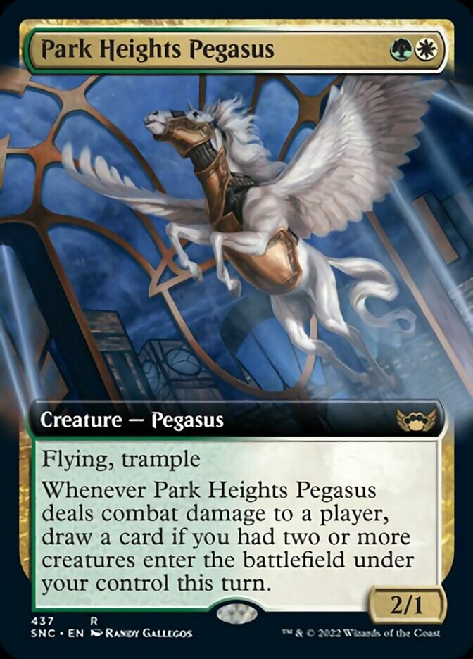 Park Heights Pegasus (Extended Art) [Streets of New Capenna] | Gam3 Escape