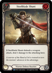 Steelblade Shunt (Red) [U-WTR126] (Welcome to Rathe Unlimited)  Unlimited Rainbow Foil | Gam3 Escape