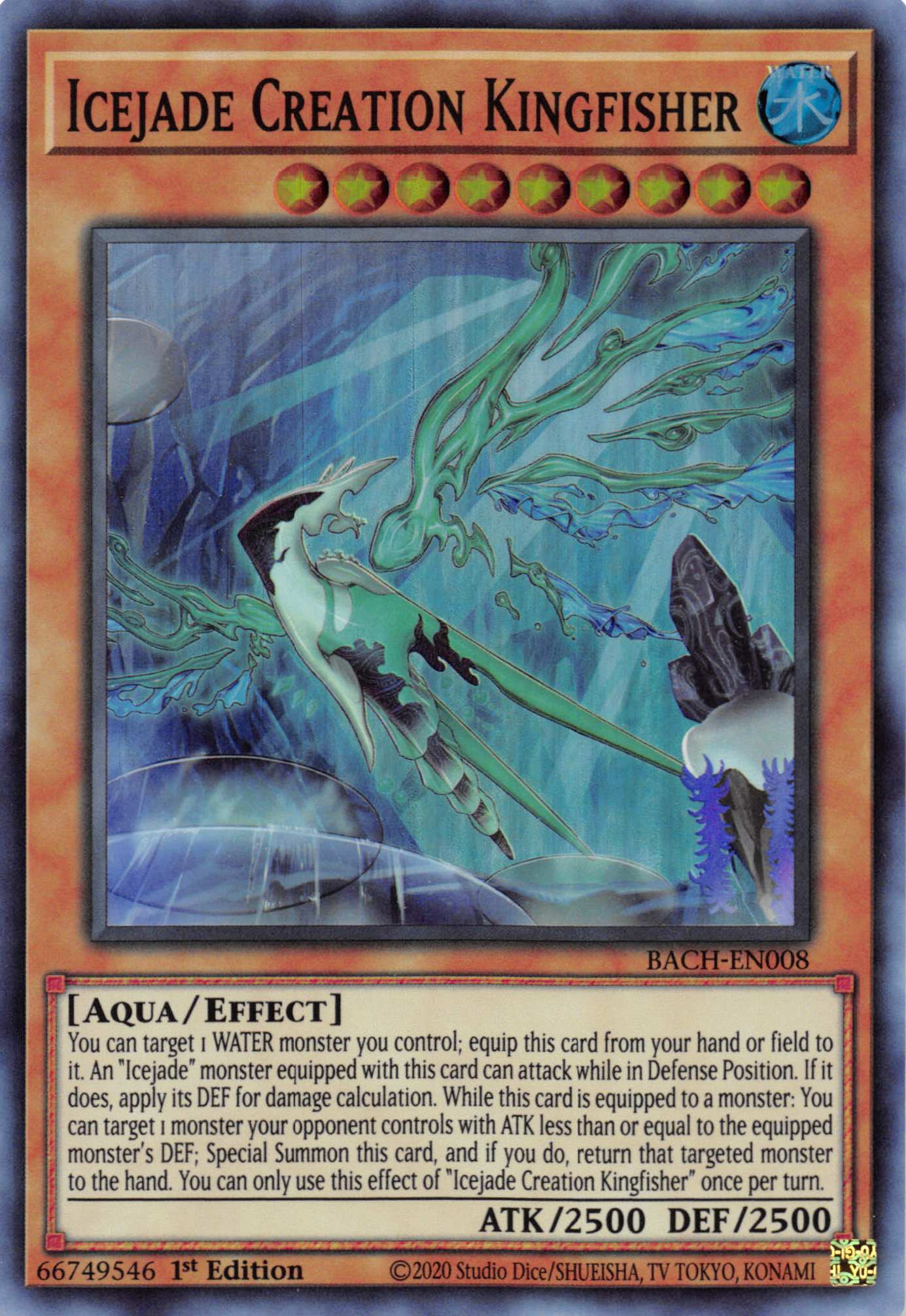 Icejade Creation Kingfisher [BACH-EN008] Super Rare | Gam3 Escape