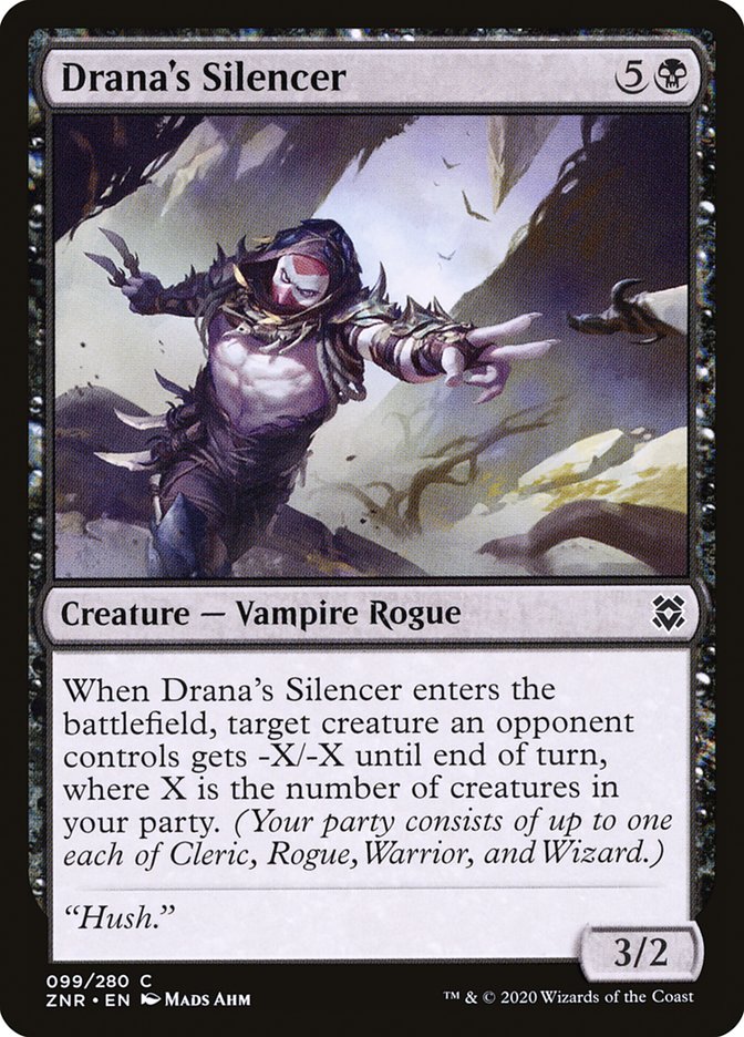 Drana's Silencer [Zendikar Rising] | Gam3 Escape