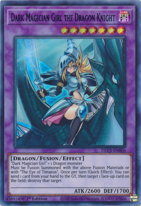 Dark Magician Girl the Dragon Knight (Green) [DLCS-EN006] Ultra Rare | Gam3 Escape