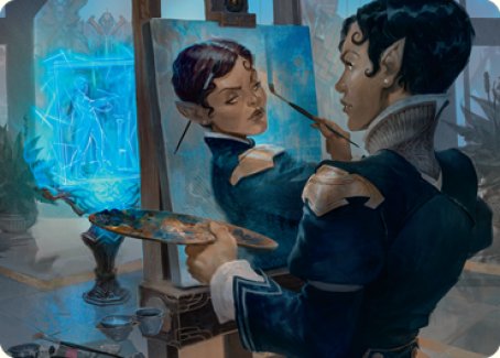 Parnesse, the Subtle Brush Art Card [Streets of New Capenna Art Series] | Gam3 Escape