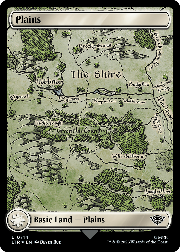 Plains (0714) (Surge Foil) [The Lord of the Rings: Tales of Middle-Earth] | Gam3 Escape