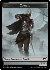 Zombie (0019) // Kor Soldier Double-Sided Token [Commander Masters Tokens] | Gam3 Escape