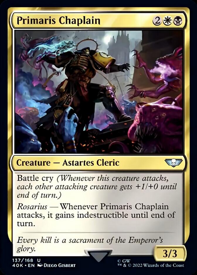 Primaris Chaplain [Universes Beyond: Warhammer 40,000] | Gam3 Escape