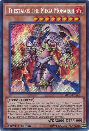 Thestalos the Mega Monarch [MP15-EN021] Secret Rare | Gam3 Escape