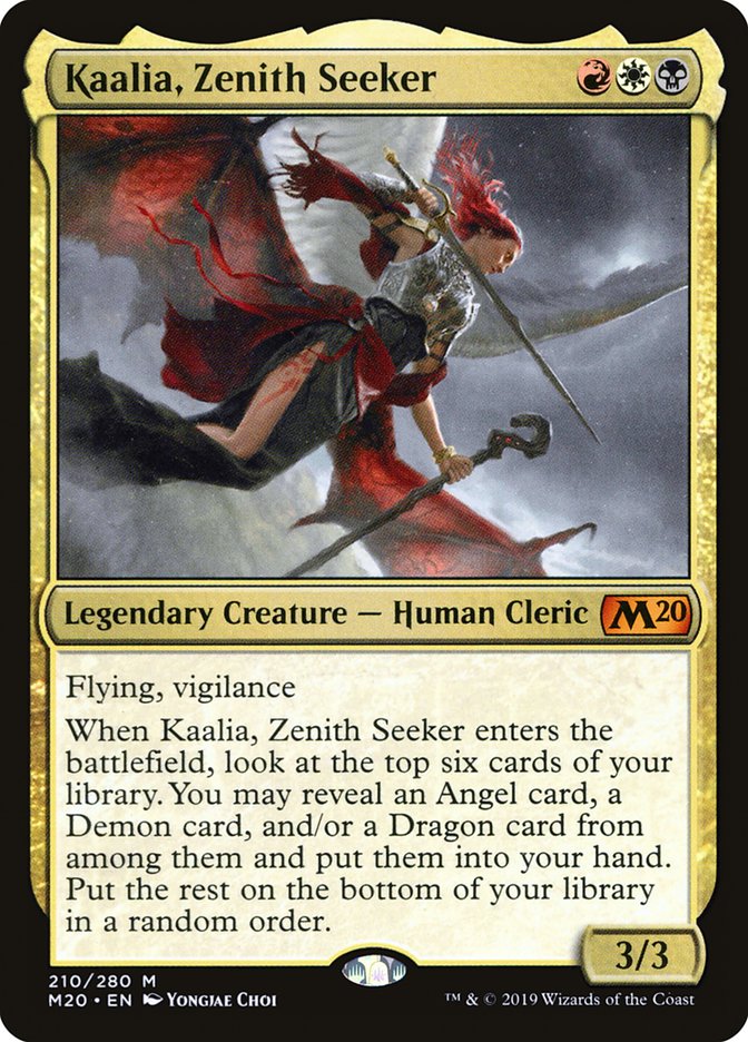 Kaalia, Zenith Seeker [Core Set 2020] | Gam3 Escape