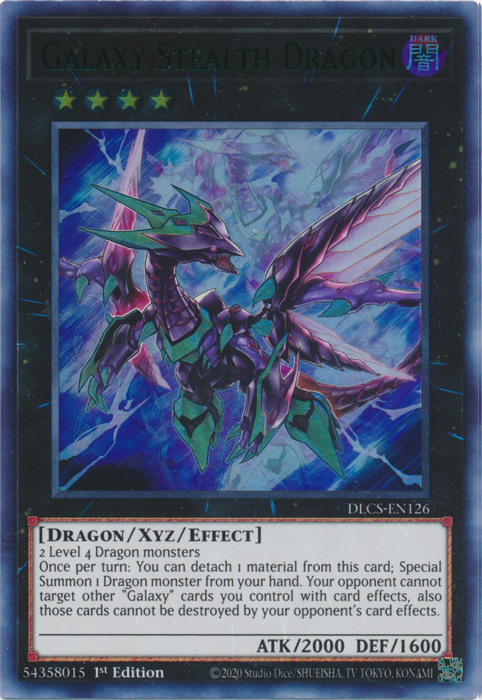 Galaxy Stealth Dragon (Green) [DLCS-EN126] Ultra Rare | Gam3 Escape